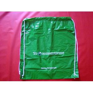 Waterproof Drawstring Plastic Backpack Bag