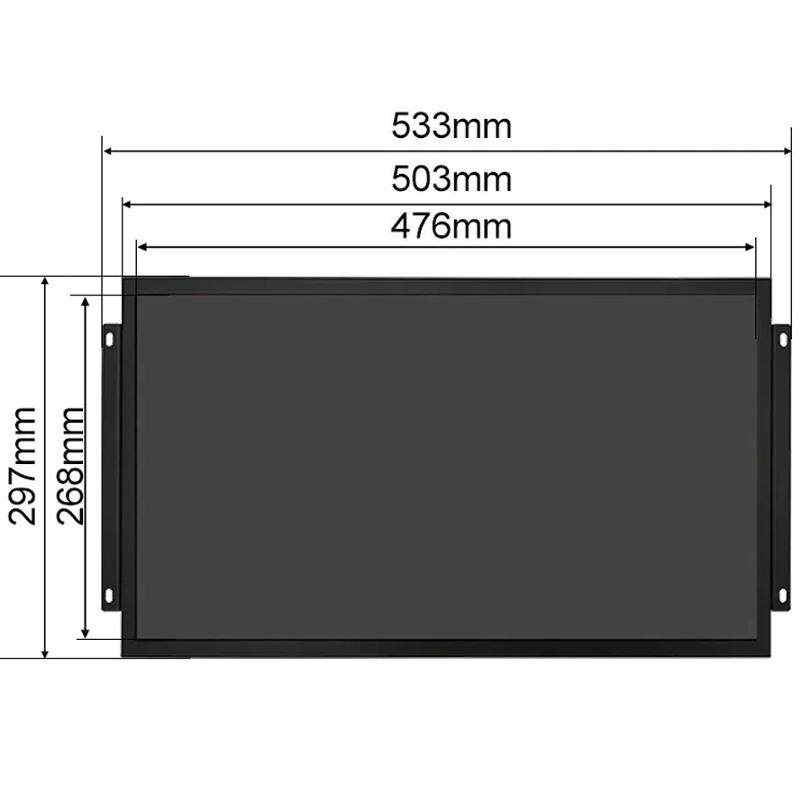 Open Frame Industrial Panel PC , Embedded Touch Monitor 21.5 Inch 21 Inch 22 Inch