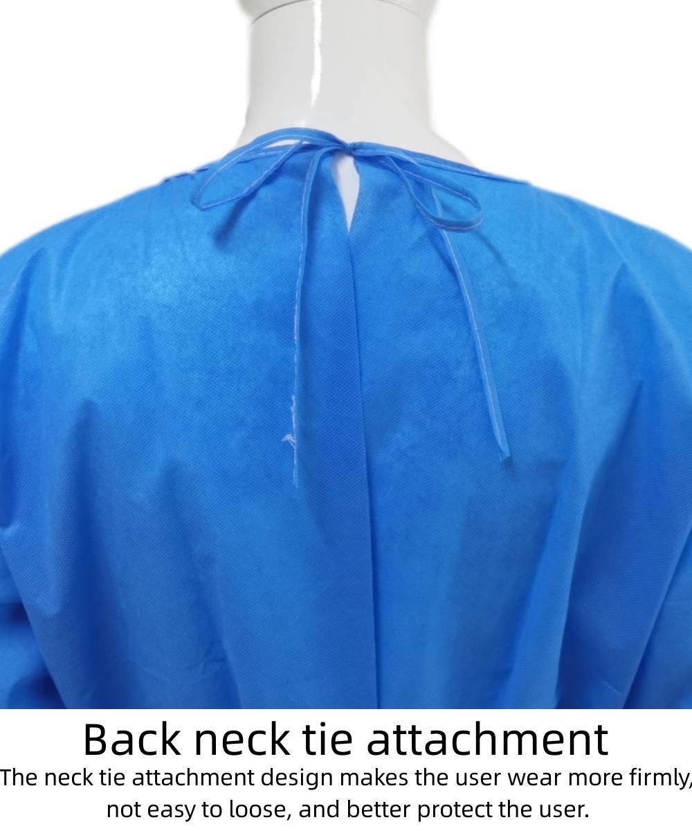 Sterile Nonwoven Disposable Isolation Gown SMS/SMMS Surgical Gown with AAMI Level3