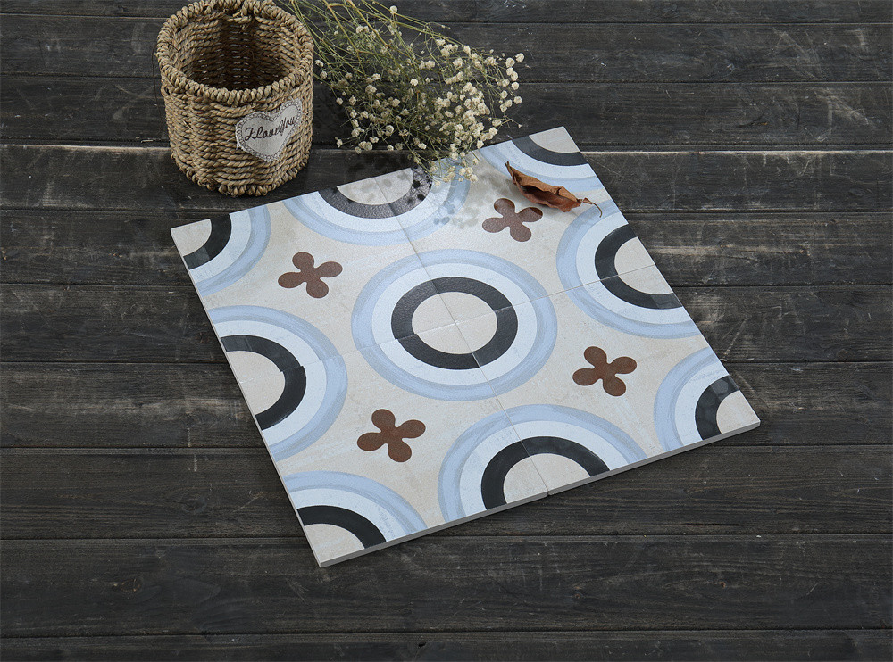 Non-Slip Flooring 20x20cm Ceramic Rustic Tiles For Decoration And Durable Wall Tile For Building