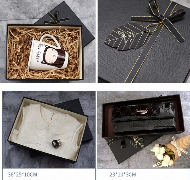 custom luxury matte black flip top box cardboard paper gift box with ribbon blister for red wine packaging box bagease