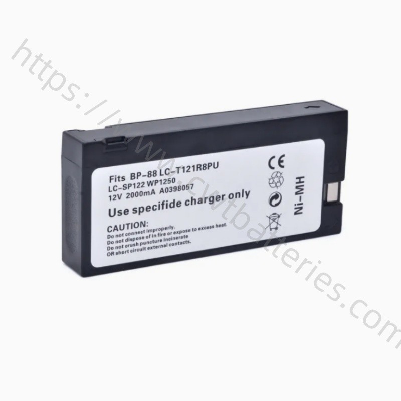 Colin LC-T121R8PU Ni-MH Battery Pack LC-SP122 WP1250 Rechargeable Batteries for BP-88 BP-308 ASM 5000 BP88 Monitor 12V 2000mAh