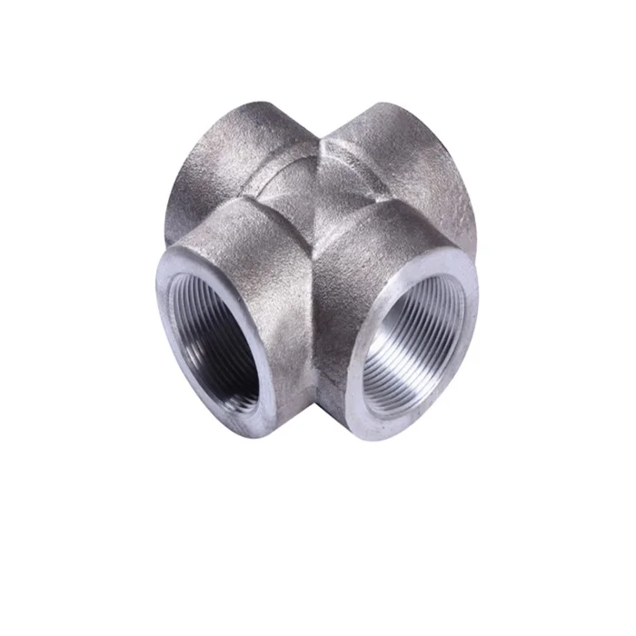Super Duplex Stainless Steel Pipe Fittings BW Cross Tee UNS S32750 ASME B16.9 SCH10