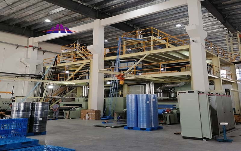 7ton Spunbond Non Woven Fabric Making Line Multi Usage For Agriculture Film