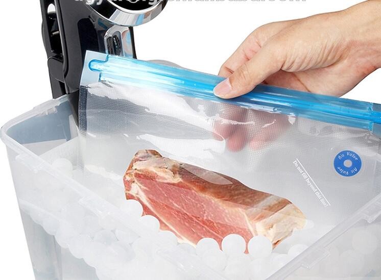 vacuum sealer storage bag Heat seal laminated transparent vacuum plastic food packing bags for sausage, BAGPLASTICS. BAG
