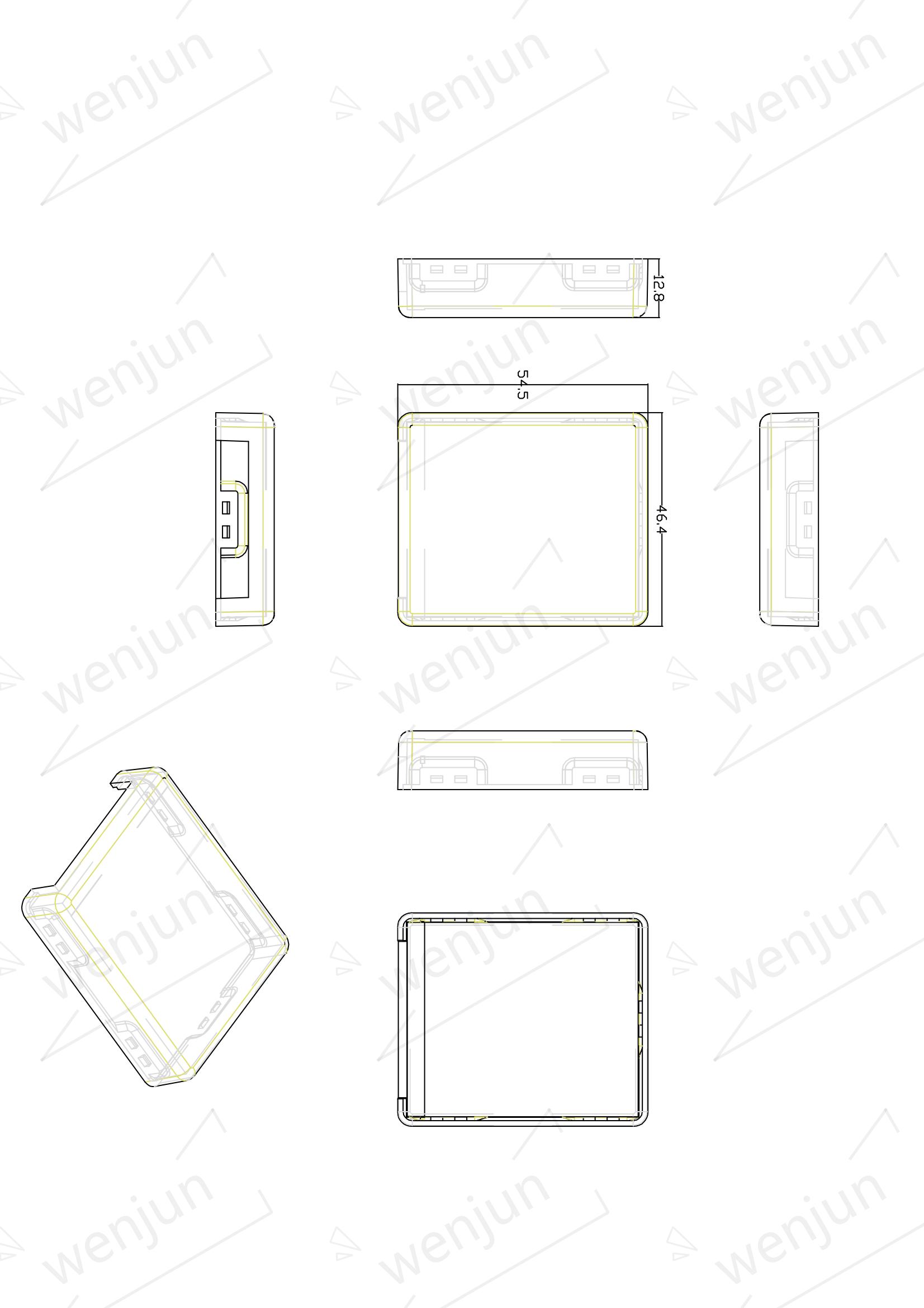 OBD2 Male Connector With Obd Housing Diagnostic Tool Obd2