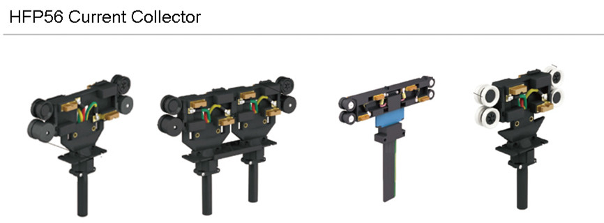 HFP56 PVC Housing Overhead Crane Hoist Parts Enclosed Conductor Rail System