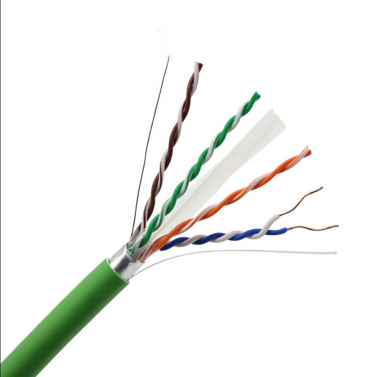 FTP Cat5e 100m Ethernet Cable , 100m Cat6 Cable 4P Twisted Pair