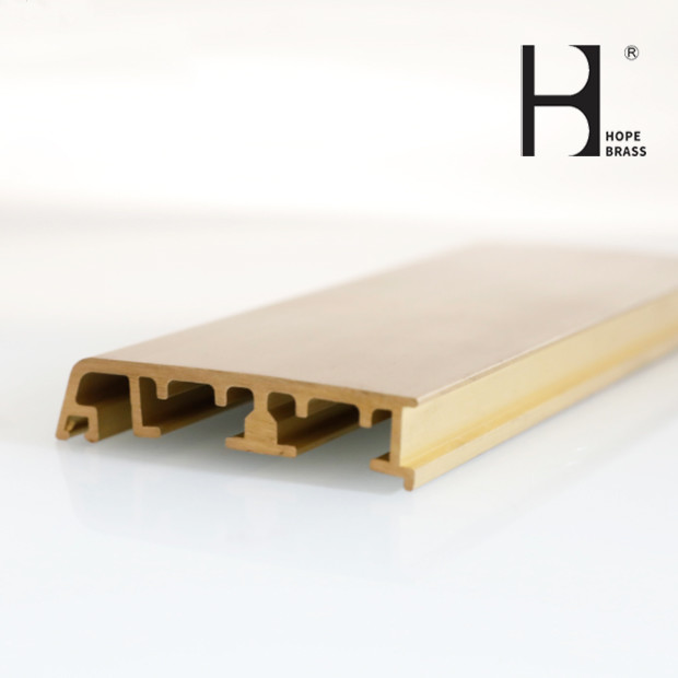 OEM C38500 Brass Door Frame , Corrosion Proof Brass H Profile