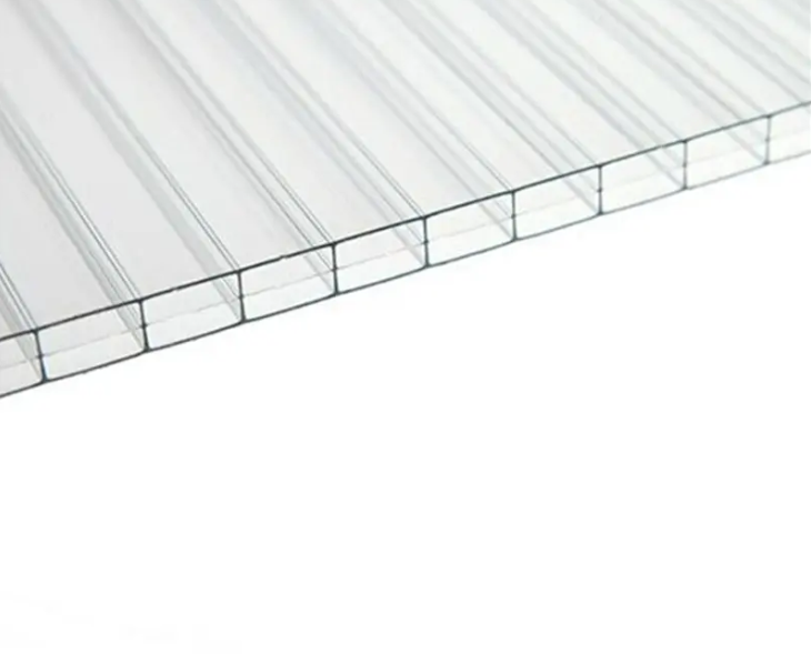Clear Twin Wall Polycarbonate Roofing Sheet With Modern Design 4mm-20mm Thickness