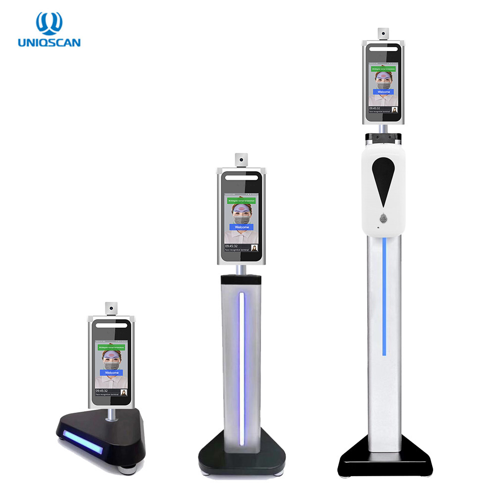 0.2 Seconds Fast Face Recognition Thermal Thermometer Temp Measuring Flap Barrier Gate