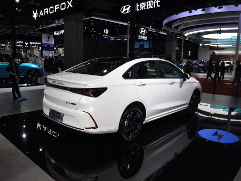 BEIJING EU5 Electric Compact Car 4 Door 5 Seat For Ride Hailing