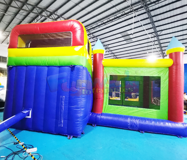 Quadruple Stitching Castle Combo Bounce House Kids Jumping Bouncer
