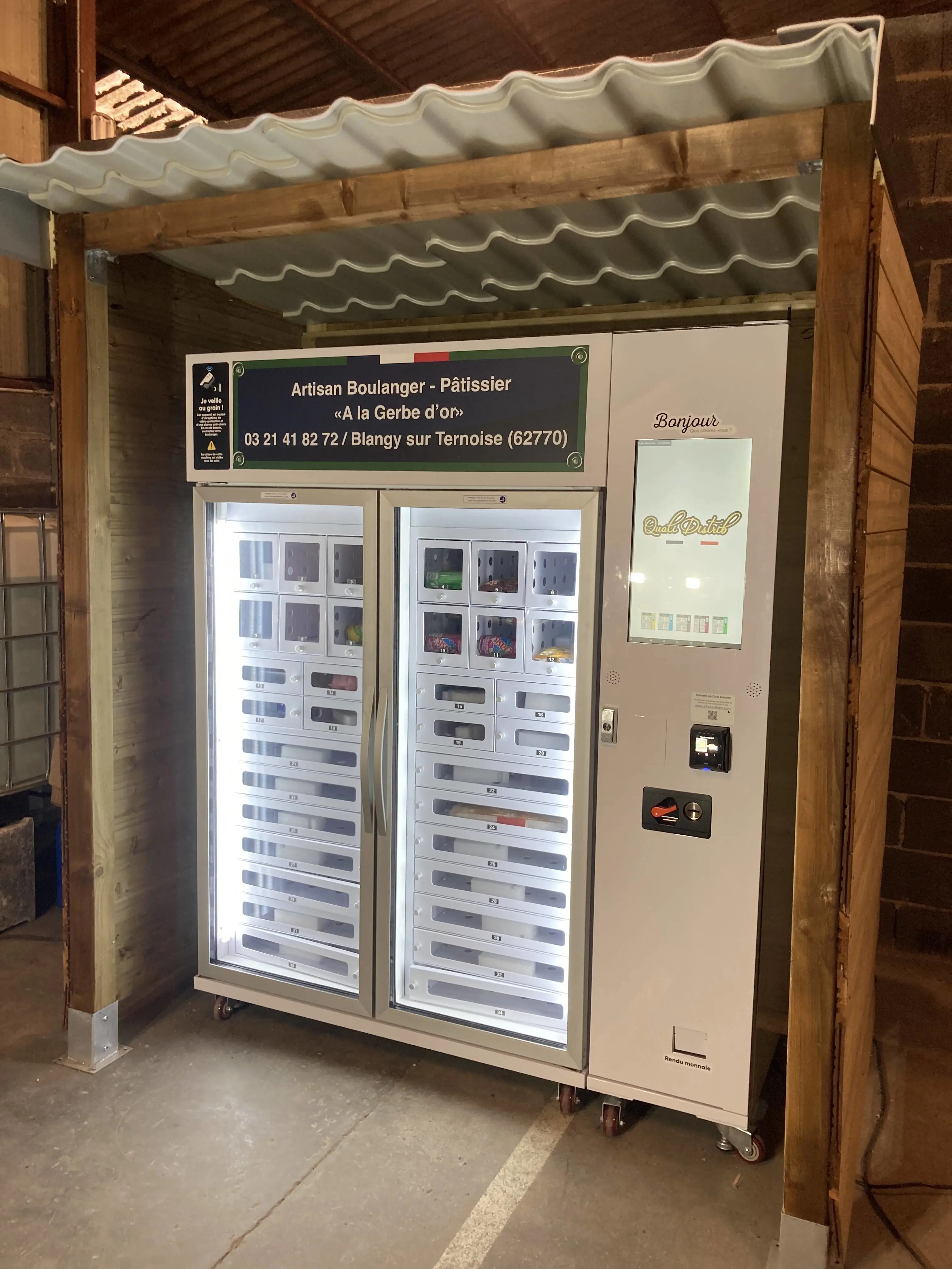 Micron 4G/WIFI customized Locker vending machine customer case
