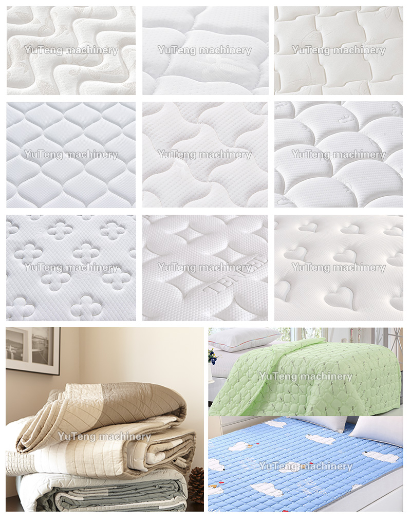 computerized Mattress Quilting Machinery Double Chain Stitch Multi Needle