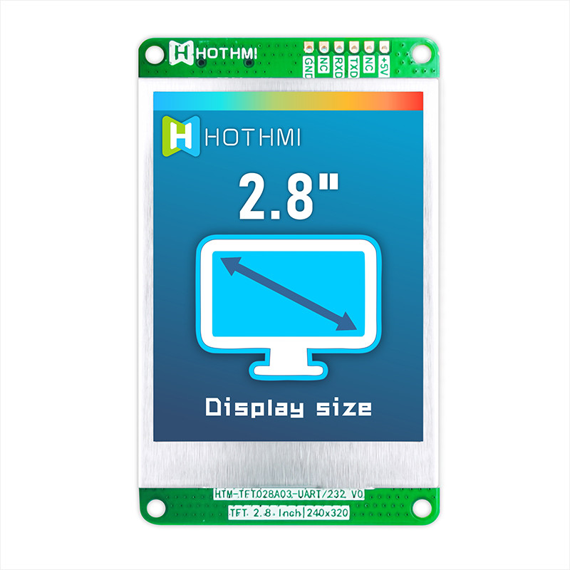 2.8 Inch UART Display Module , 240x320 Intelligent Display Modules
