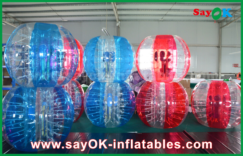 Inflatable Lawn Games Transparent PVC / TPU Inflatable Soccer Bubble Human Ball For Adult / Kid