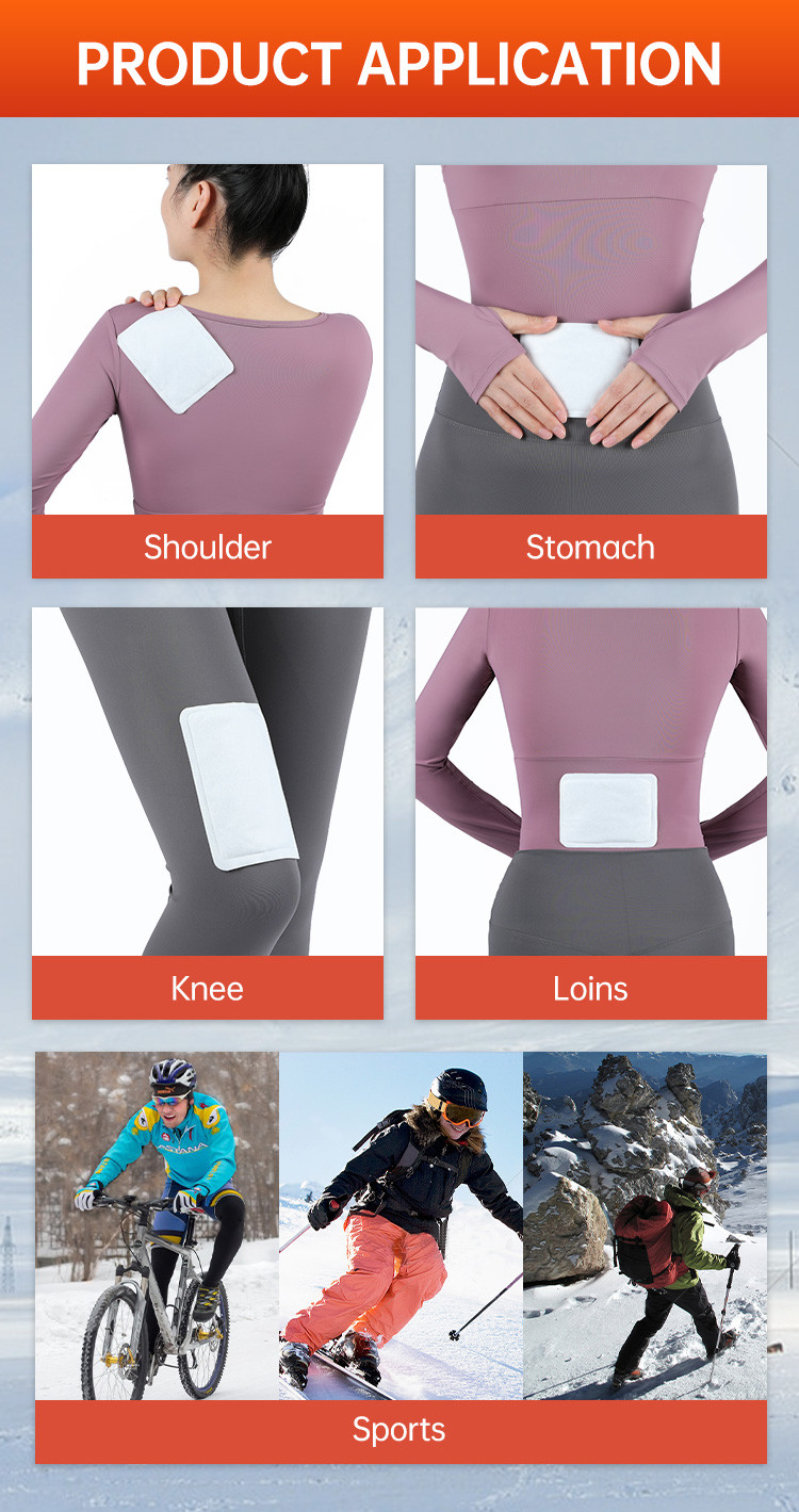 Disposable Toe Heat Pads Heating Warm Patch For Winter Customized