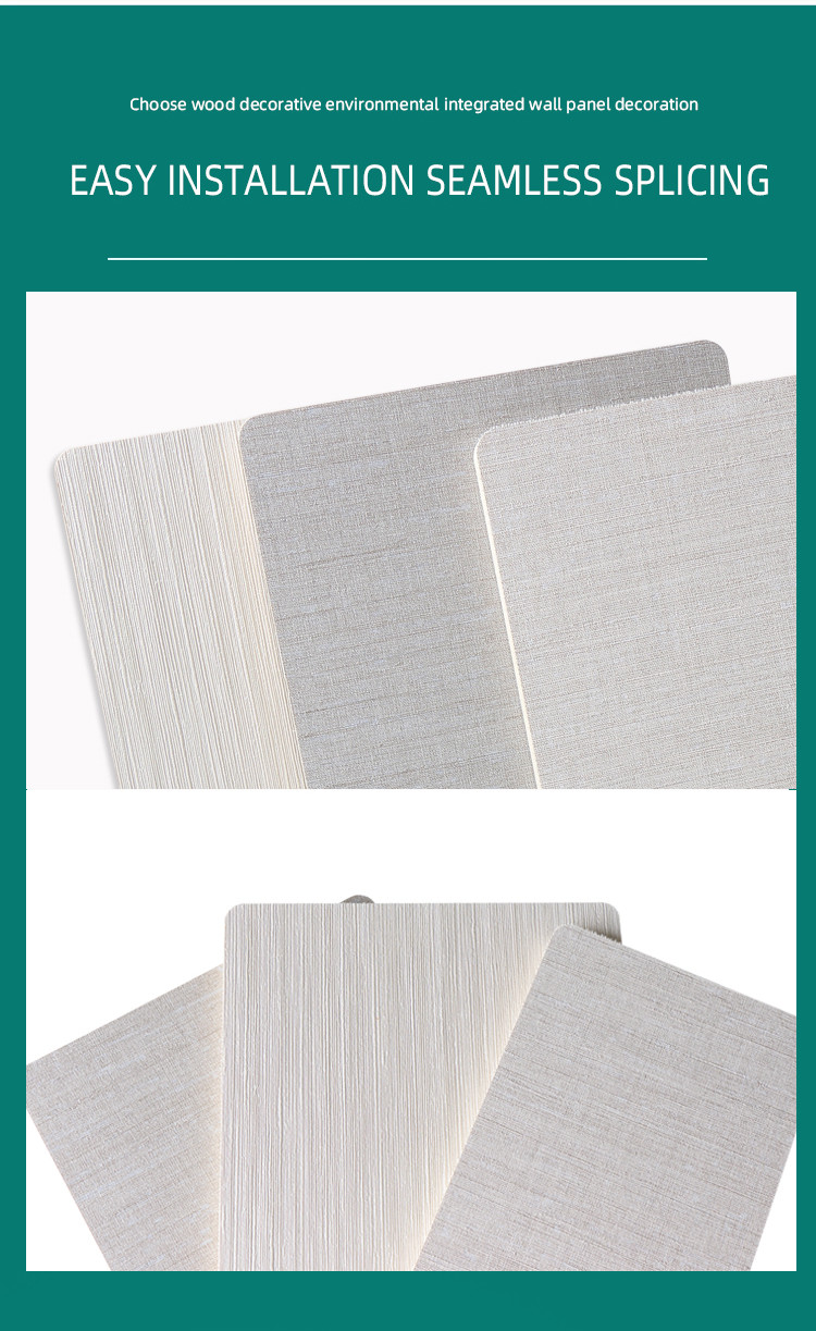 Bamboo Wood PVC Interior Decoration Wall Panel Moisture Proof