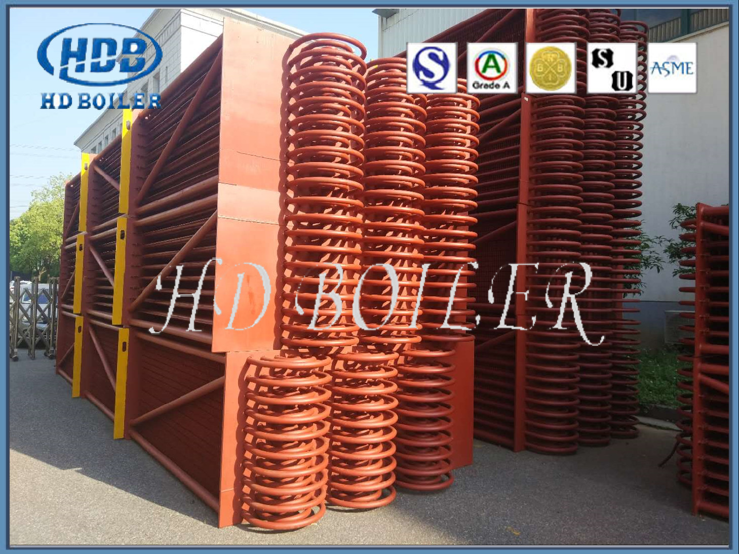 Highly Efficiency Power Plant Economiser Easy To Operation Life Long Maintence