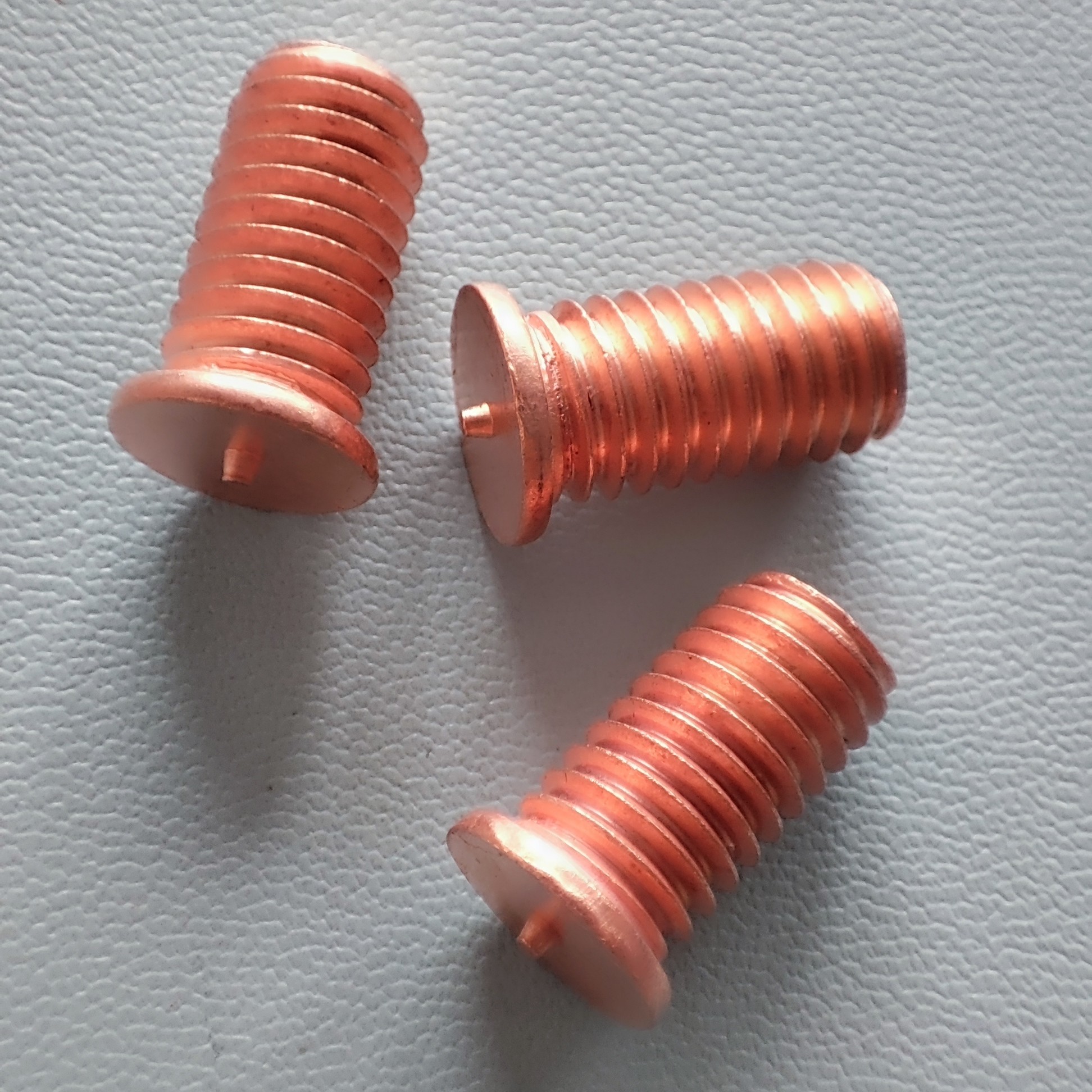 Grade 4.8 ARC Welding Studs Thread Bolts Mill Steel Copper Plated M8X15