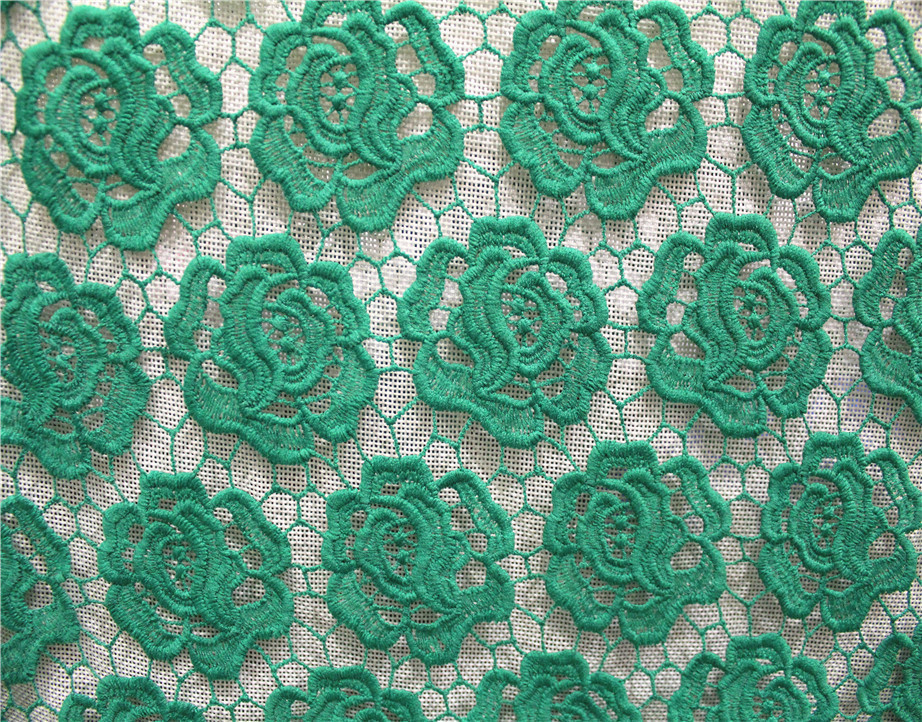Garment Accessories Chemical Lace Fabric Water Soluble lace fabric in Different Color