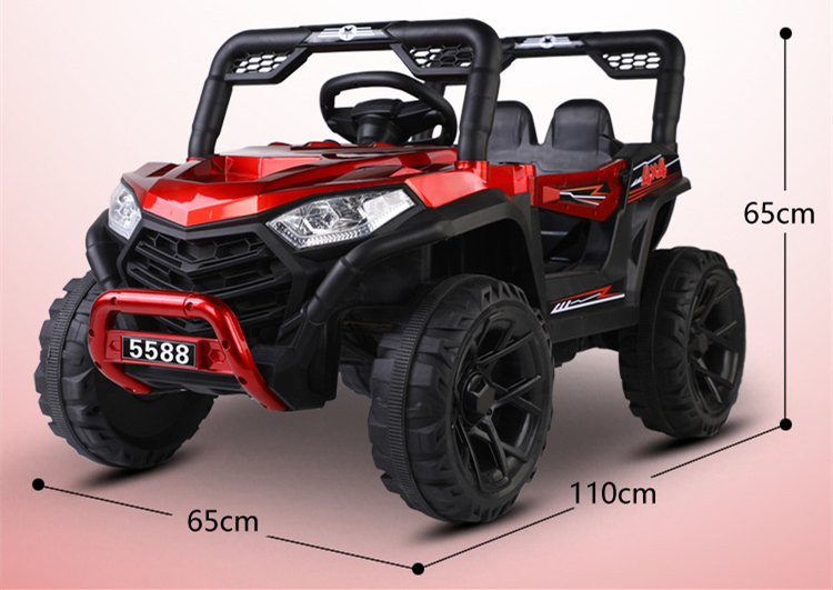 Unisex Ride On 12v Electric Off-Road Car with Music and Light G.W. N.W 14KGS/12KGS