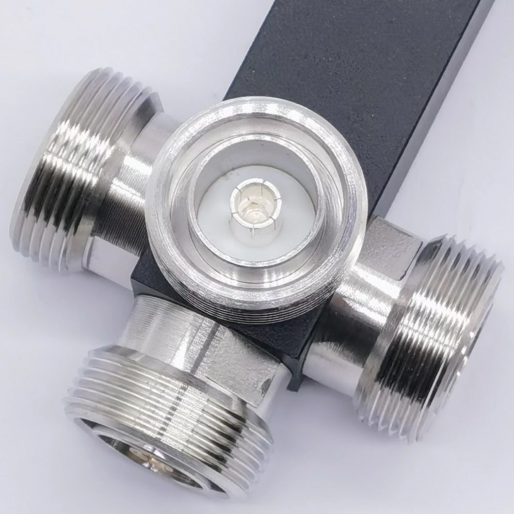 High Performance RF 2 Way Power Splitter 100W 350-3800MHz with SMA Female Connector Type 2 Way Power Splitter Widely Used for Base Station