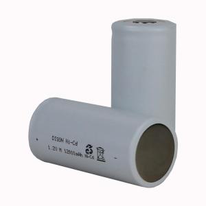 Buy cheap Low Temperature -40°C Rechargeable NiCd Battery Cell 1.2v 10ah With Long Cycle Life product