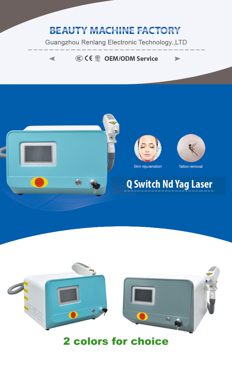 Portable Nd Yag Laser Commercial Tattoo Removal Machine CE Approved