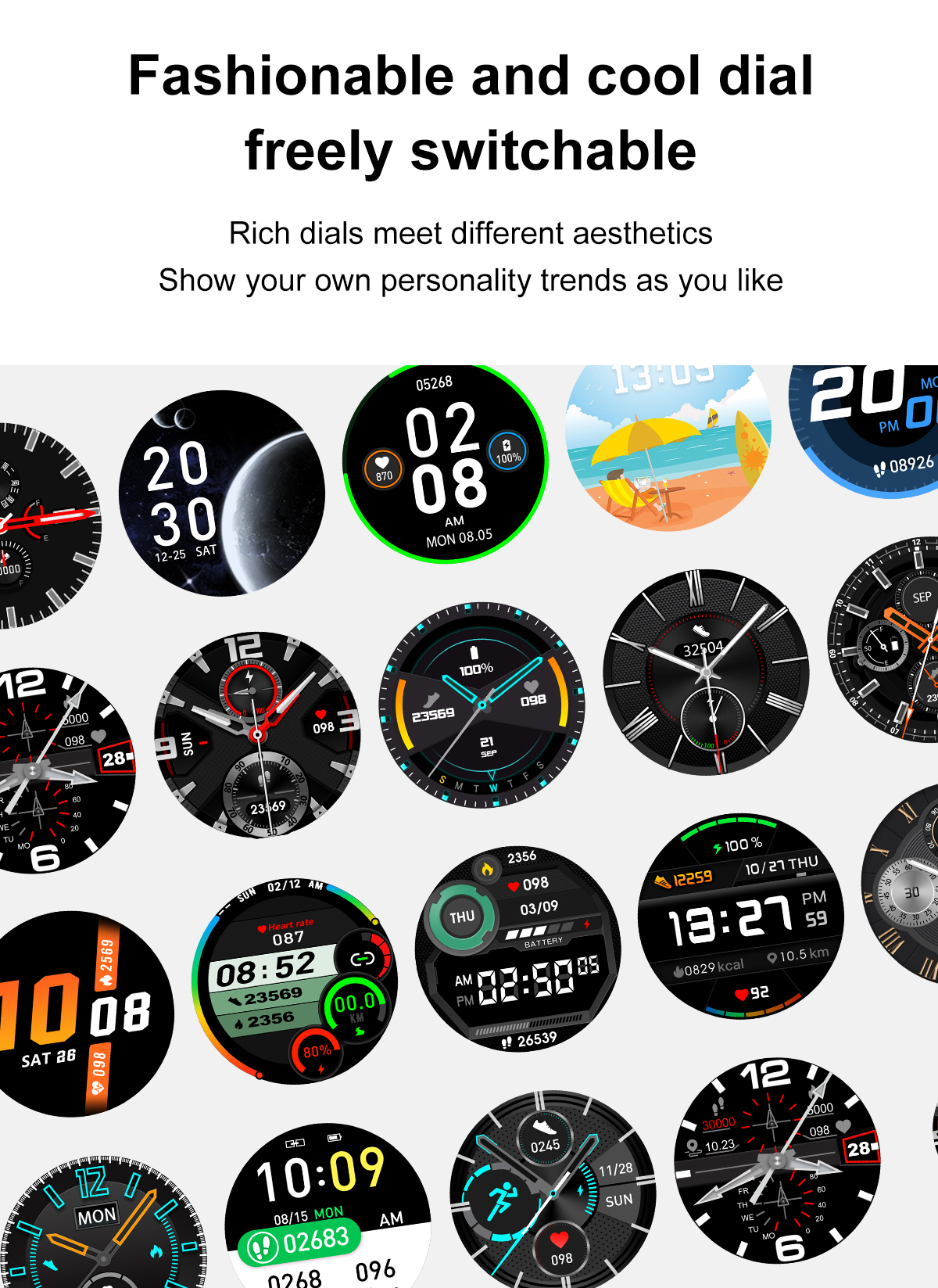DT92 Smart Watch Women Men Call 1.3 Inch Touch Screen Retina Display Scree Round Charging Smartwatch 2020 PK L13 L16