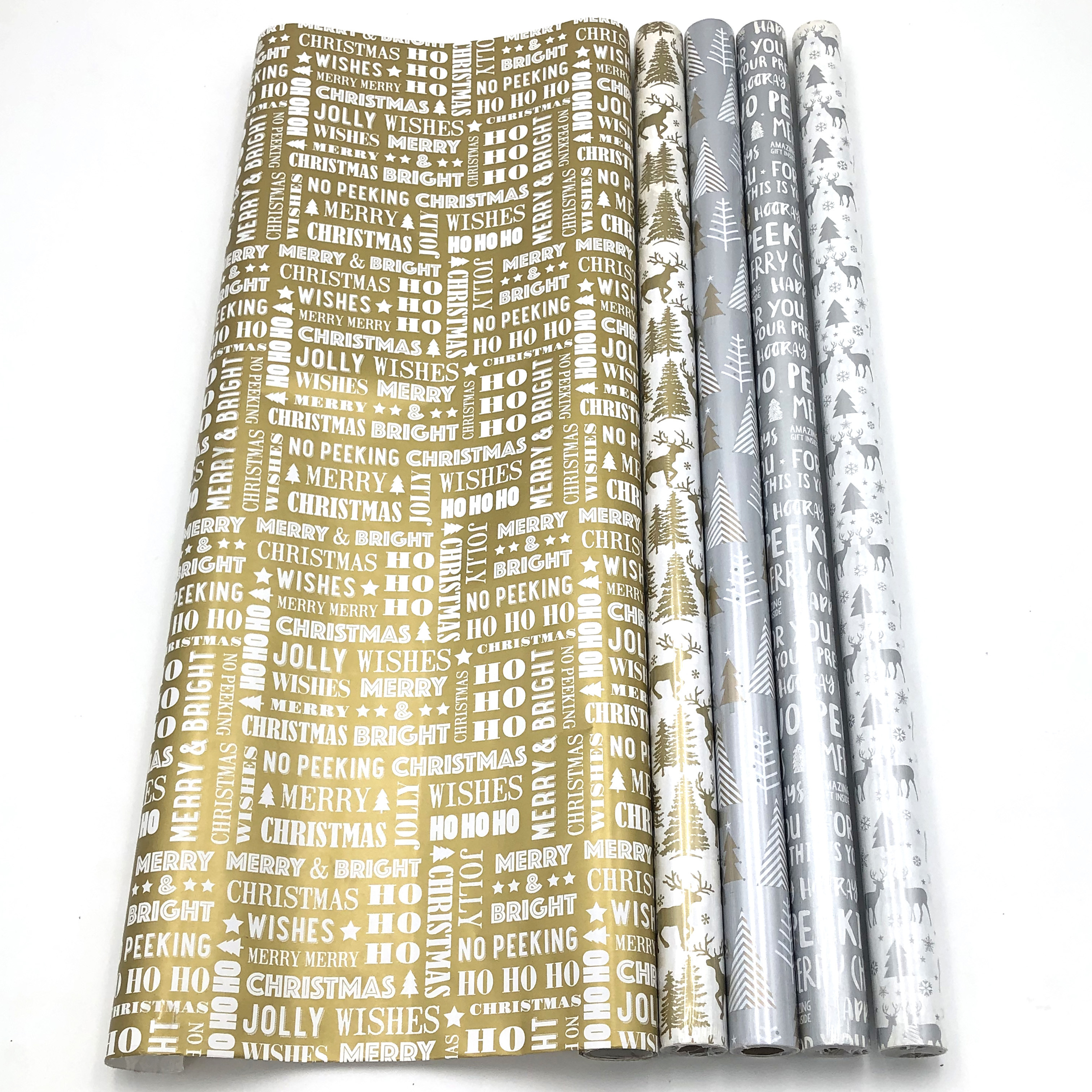 Double Side Gift Wrapping Paper Roll Size 70 X 500 Cm Various Color Available