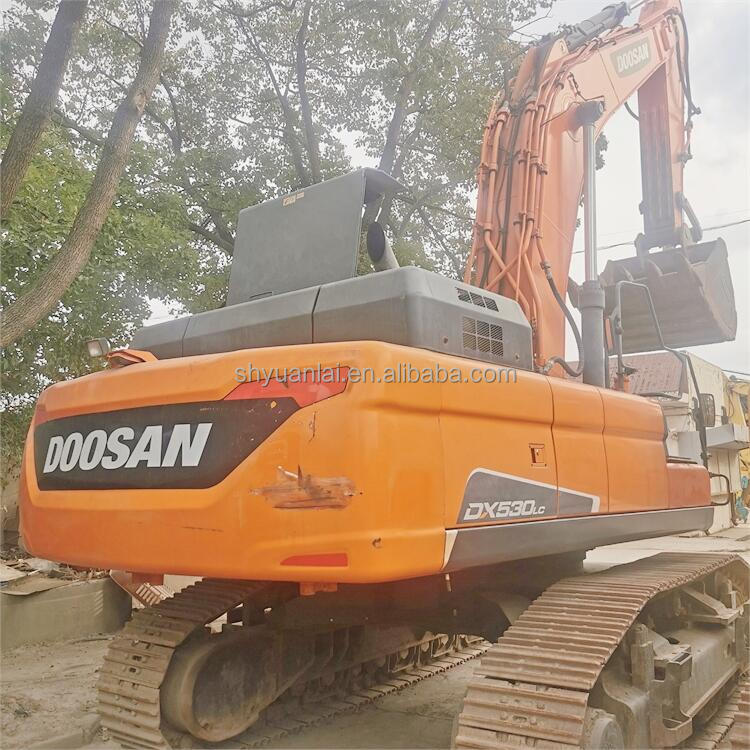 DOOSAN Dx530 Excavator Affordable and Energy-Saving for Second Hand Crushing Needs