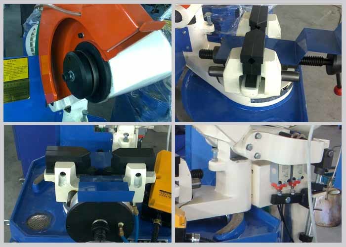 Air - Operated Semi Automatic Pipe Cutting Machine High Speed Low Power Consumption