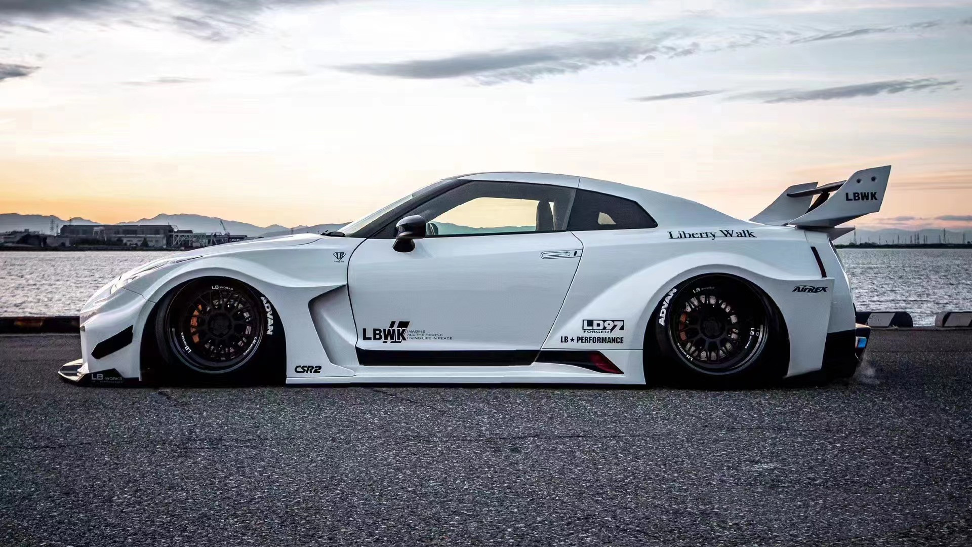 2022 Hot New Products GTR R35 Wide Bodyki Body Kit for Nissan GTR R35 Wide Bodyki Front and Rear