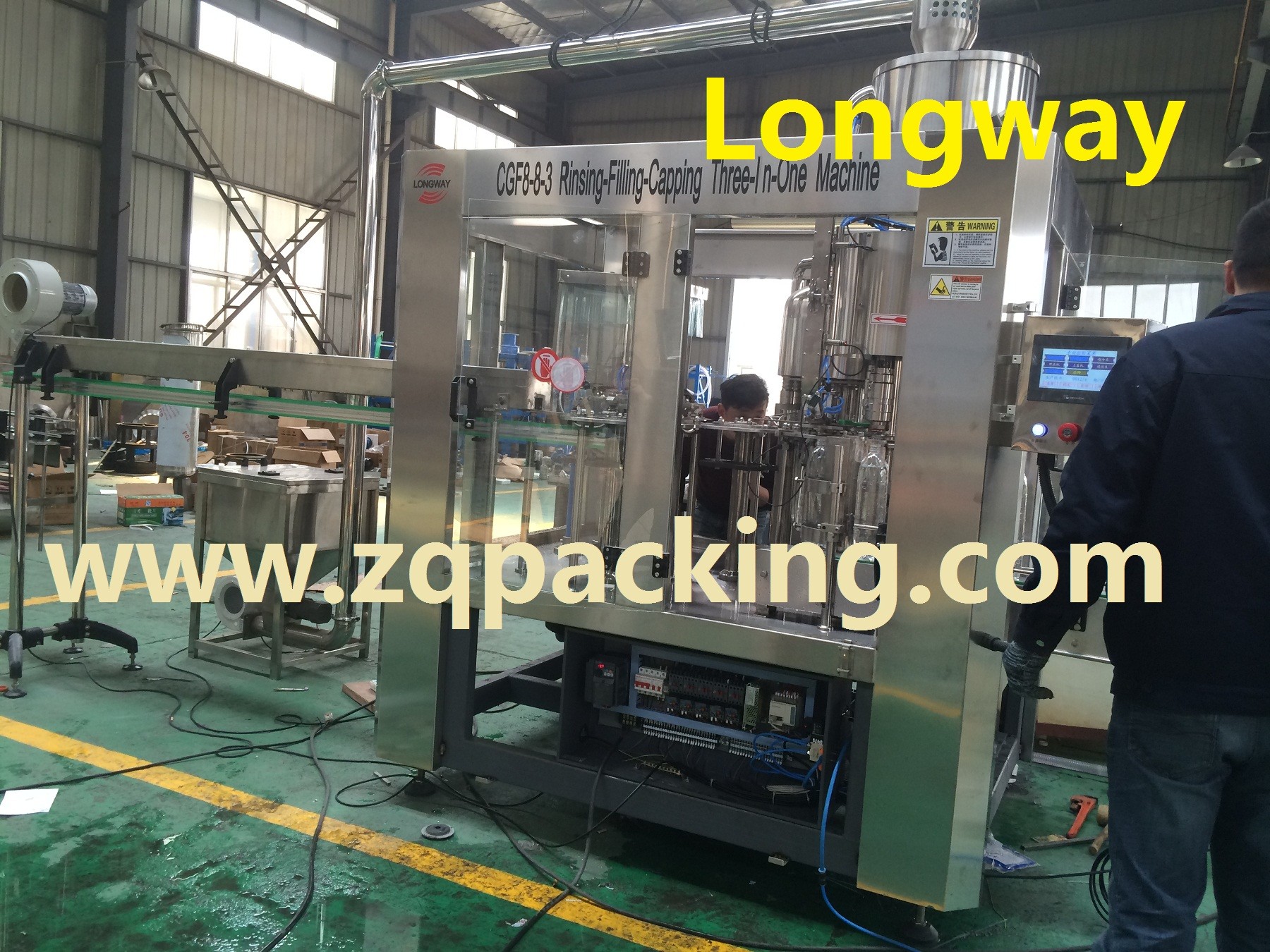 Automatic Water Filling Machines For Purified Water 3000 Bottle / h