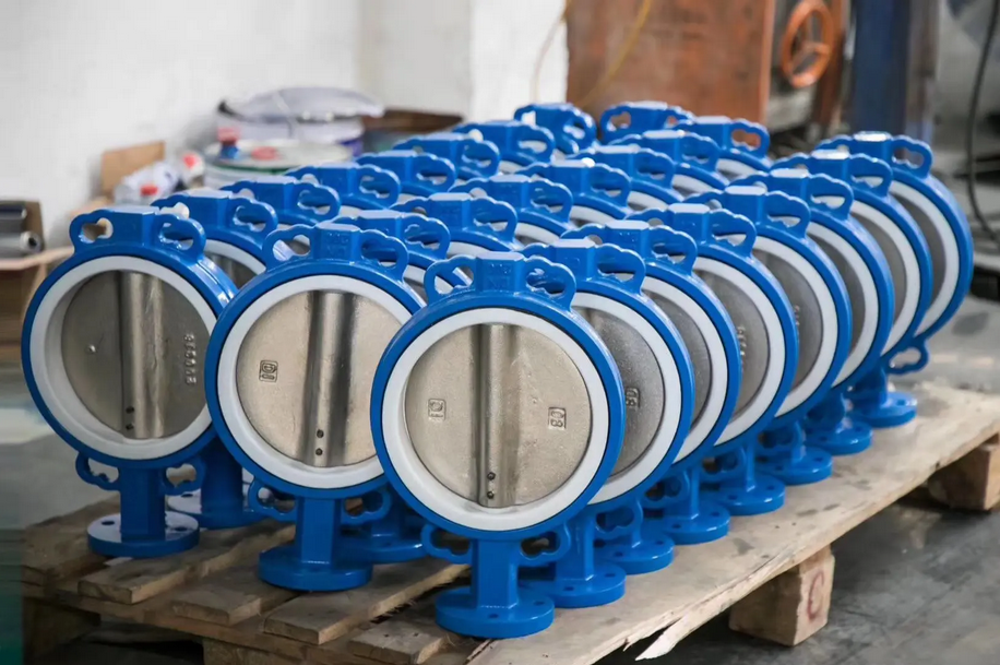 EPDM PTFE Seal Material Pneumatic Butterfly Valve for Food Sanitary Grade Ventilation