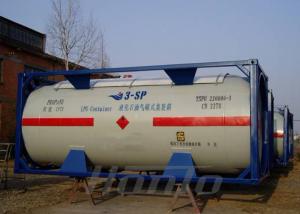 Buy cheap 20ft Pressure Vessel LPG Storage Tanks / Carbon Steel LPG Transport Tank product