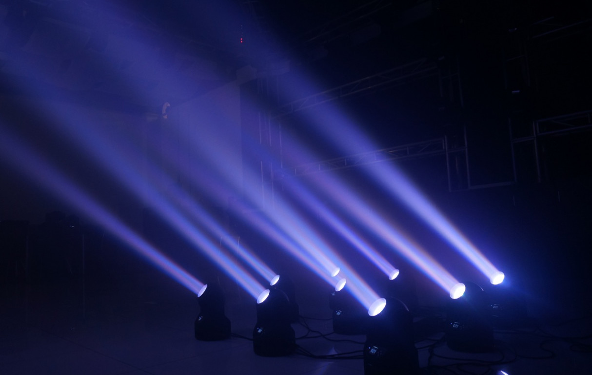 Infinite Rotational Mini 60w Led Rgbw 4 In 1 Colorful Disco Beam Moving Head Light