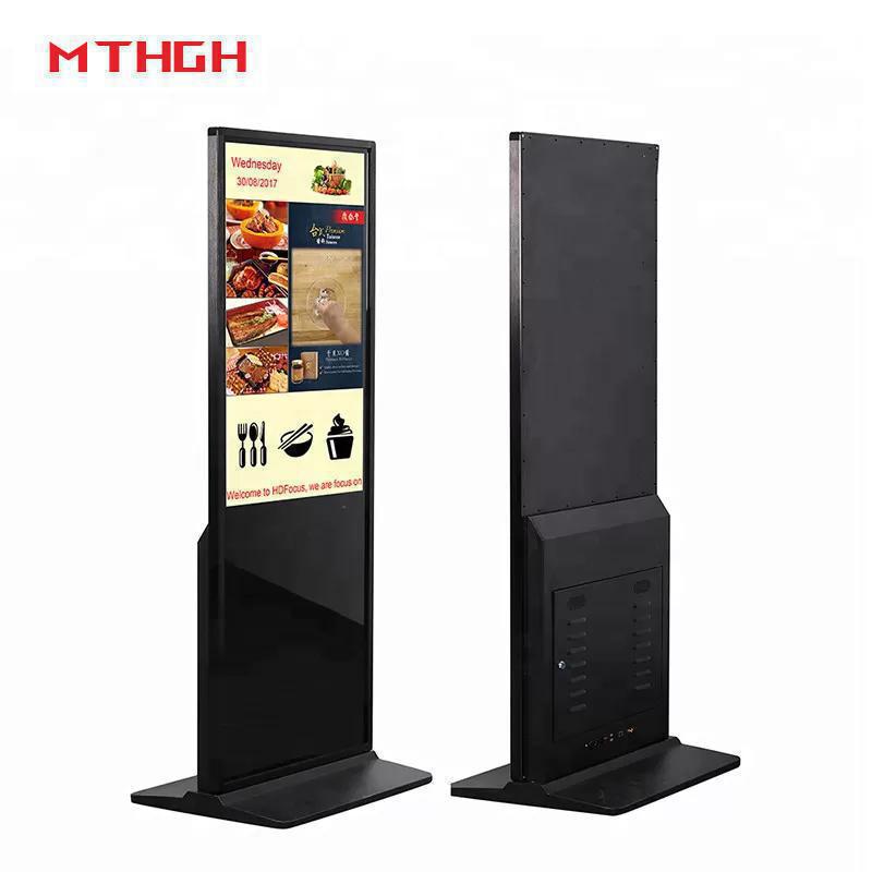 49 Inch Black Floor Standing Digital Signage With W I-FI/Bluetooth/USB Connectivity And Audio/Headphone Outputs 03