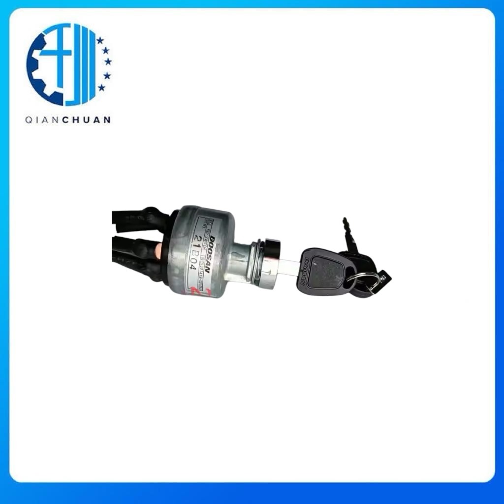 Start Switch Ignition Switch 2549-1153 K1001858A for Doosan DH500-7 Excavator Engine Spare Parts