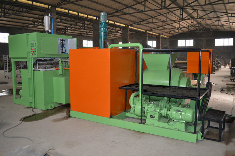 Efficient Paper Molded Pulp Egg Tray Carton Machine With Hot Air Drying PLC Control System 700pcs/h - 6000pcs/h Capacity
