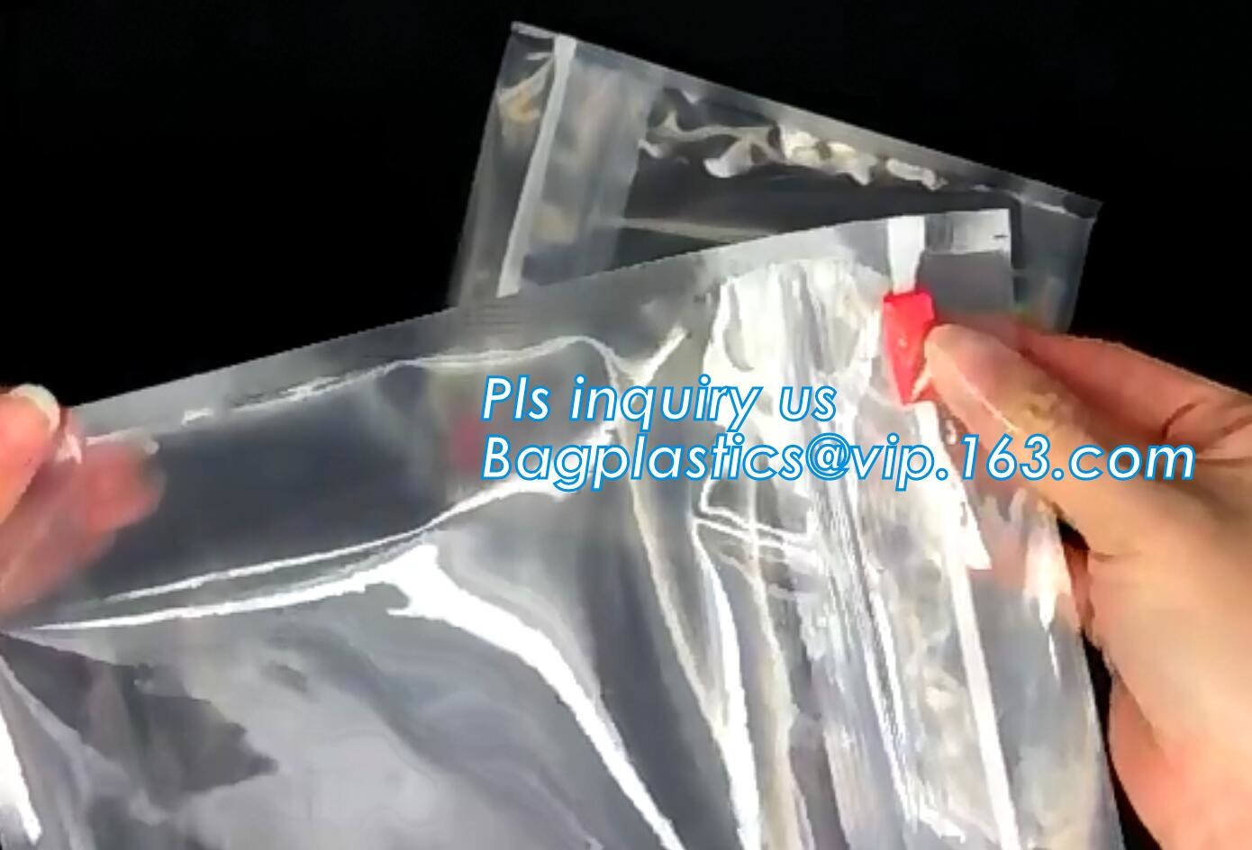 bag with plastic zipper and slider OEM orders are welcome, slider zip frosted soft touch plastic bag for T-Shirt packagi
