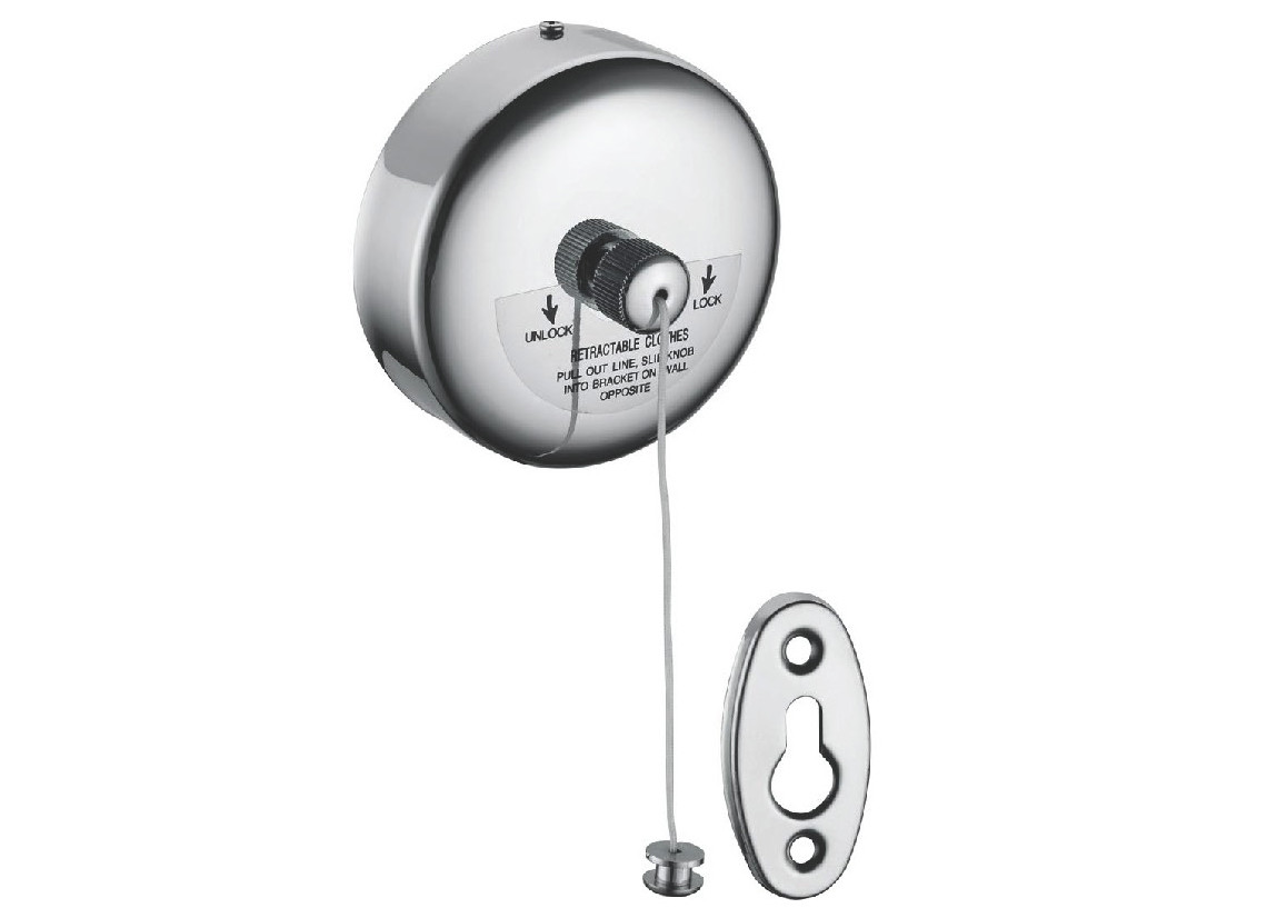 Hanging Clothes Line Stainless steel 304 String Invisible Wall Hanging Clothesline Hotel Retractable Clothes Dryer Hang