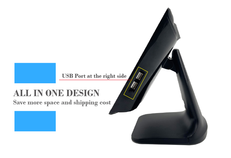 15.6inch Economic Width Screen Windows POS Machine with 10 Point Capacitive Touch