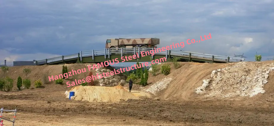 Modular Steel Surplus Army Portable Bridge Lightweight Emergency Easy Installation