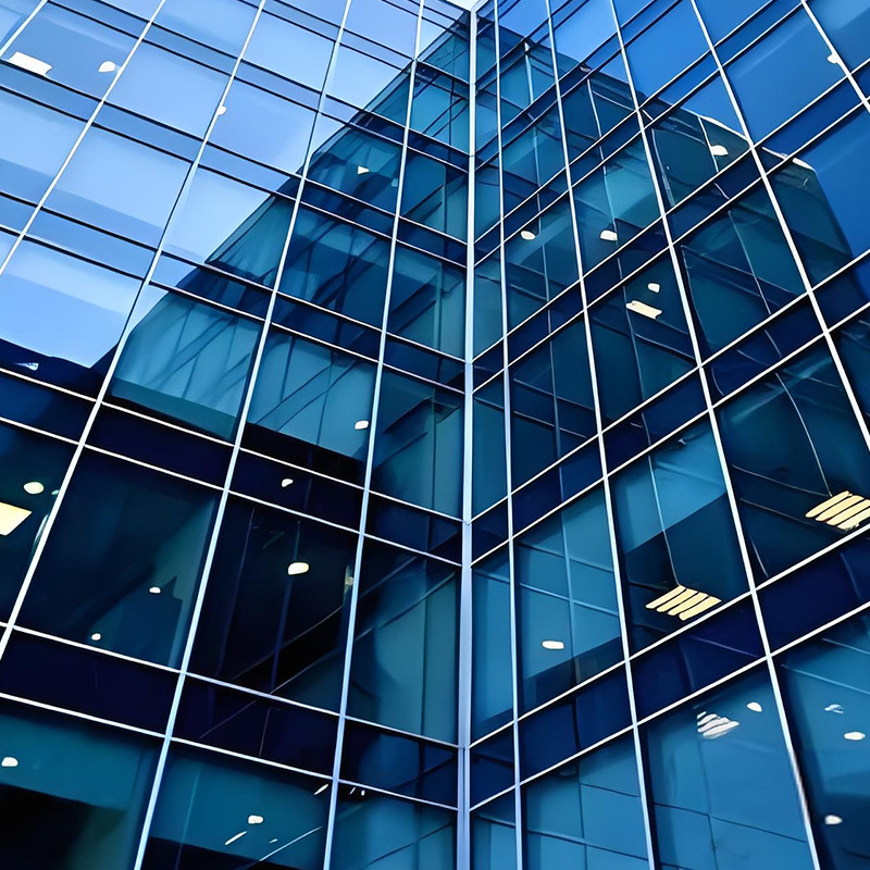 Aluminum Alloy Unitized Curtain Wall UV Resistant Thermal Insulation