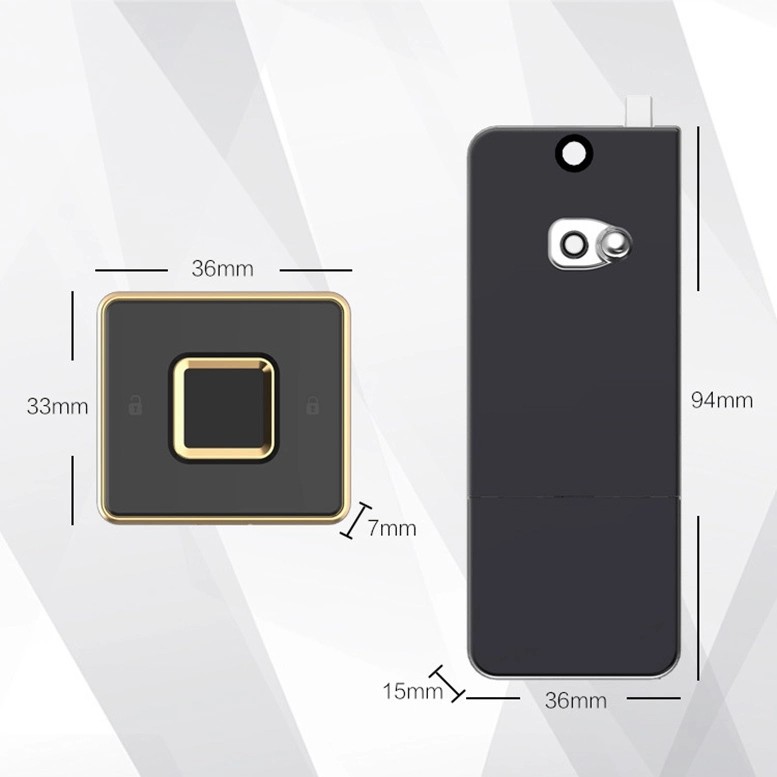 Waterproof High Sensitivity Biological Fingerprint Cabinet Lock