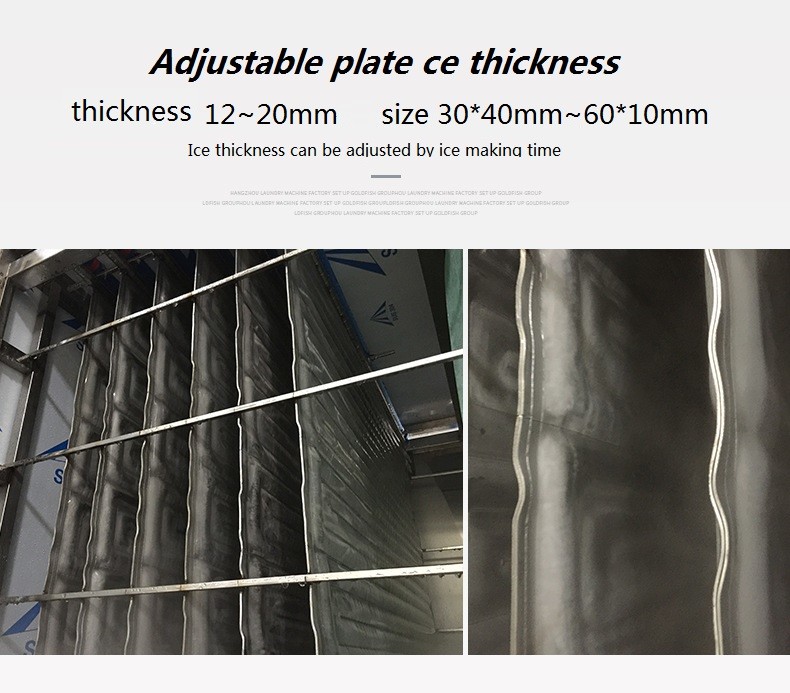 ice plate making machine with 2 ton capacity block ice