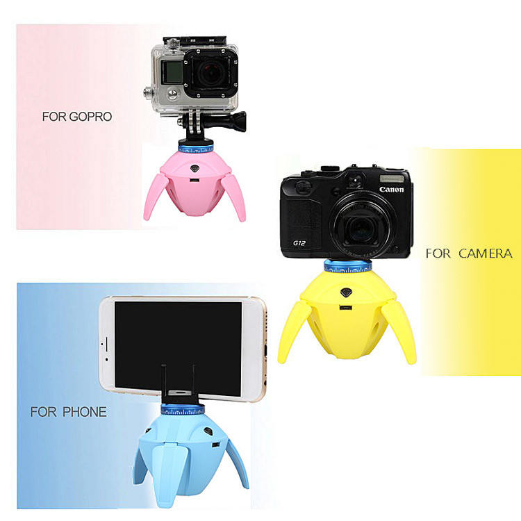 Bluetooth Selfie robot 360 rotation Panorama ponopod self-timer for phone and Gopro Action Cam